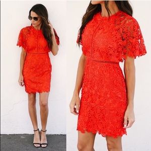 VICI red lace dress